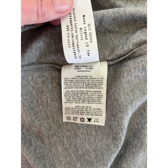 Nike Legend Buckeyes Ohio State LS Tee Shirt in Heather Size X-Large - Picture 6 of 11